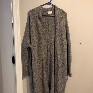 Old Navy Heather Gray Open Front Cardigan
